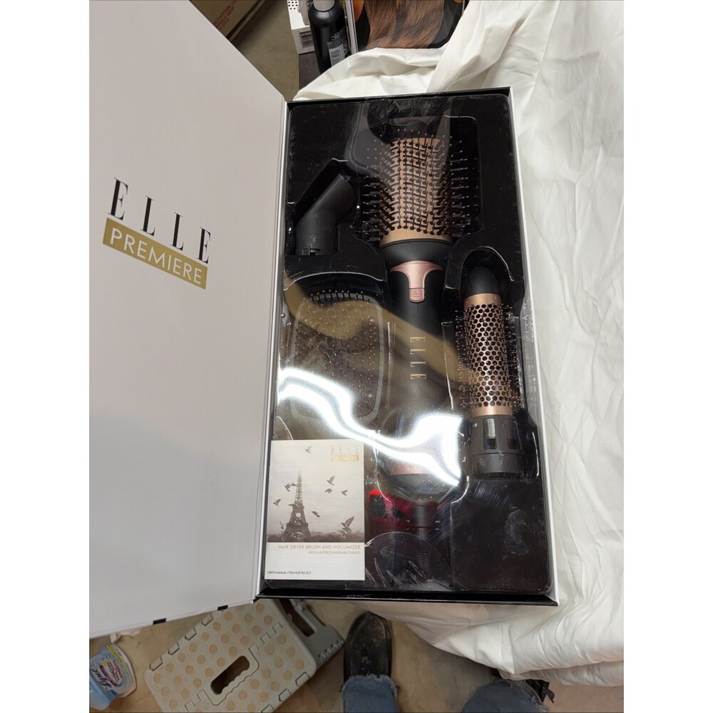ELLE Premiere 4-in-1 Hair Dryer brush & Volumizer With 4 Heads - Picture 3 of 4